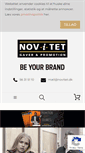 Mobile Screenshot of novitet.dk